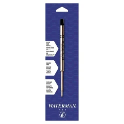 Waterman Medium Ballpoint Refill For Waterman Ballpoint Pens, Black (834254)