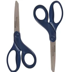 Westcott 8" Titanium Multi-Purpose/Heavy Duty Scissor, Blunt Tip, Navy (17509)