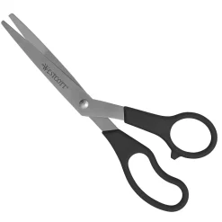 Westcott All Purpose 8" Stainless Steel Standard Scissors, Pointed Tip, Assorted Colors, 3/Pack (13023/13403)