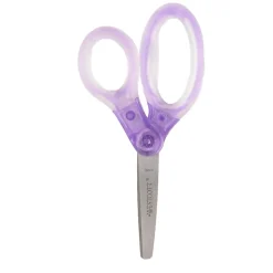 Westcott® Jellies™ Kids 5" Stainless Steel Gel Handle Scissors, Blunt Tip, Assorted Colors, 12/Pack (67364)