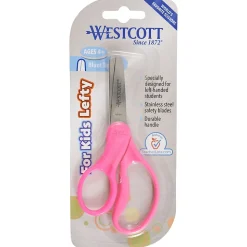 Westcott School Kumfy 5" Metal Blunt Tip, Assorted Colors, Pack of 6 (ACM13594-6)