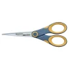 Westcott Titanium Bonded 7" Non-Stick Titanium Multi-Purpose/Heavy Duty Scissor, Pointed Tip, Gray/Yellow (14851)