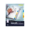 Wilson Jones® View-Tab® Transparent Dividers, 8-Tab Set, Multicolor (W55067)