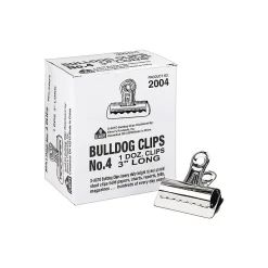 X-ACTO #4 Bulldog Clips, Metallic, 12/Box (2004)