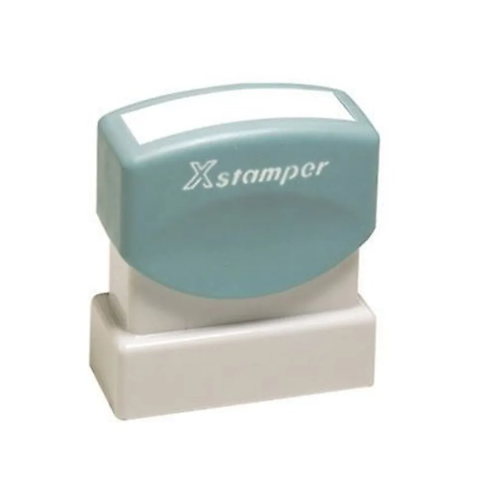 Xstamper 2-Color Title Stamps, "RECEIVED" Blue/Red Ink (036033)