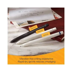 Zebra bLen Retractable Gel Pens, Medium Point, 0.7mm, Assorted Ink, 6/Pack (49501)