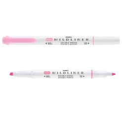 Zebra Mildliner Twin Tip Highlighters, Bullet/Chisel Tip, Complete Assorted, 10/Pack (78101)