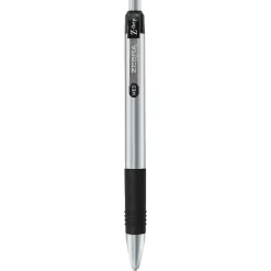 Zebra Z-Grip Elite Retractable Ballpoint Pen, Medium Point, 1.0mm, Black Ink, Dozen (27010)