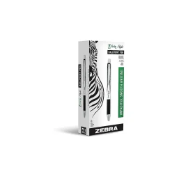 Zebra Z-Grip Flight Retractable Ballpoint Pen, Bold Point, 1.2mm, Black Ink, Dozen (21910)