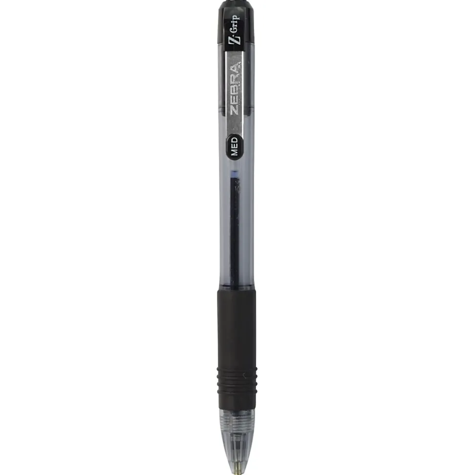Zebra Z-Grip Retractable Ballpoint Pen, Medium Point, 1.0mm, Assorted Ink, 48 Pack (22048)