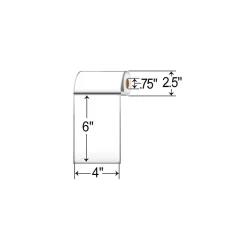 Zebra Z-Perform 1000D Thermal Multipurpose Labels, 4" x 6", White, 105 Labels/Roll, 36 Rolls (LD-R4AW5B)